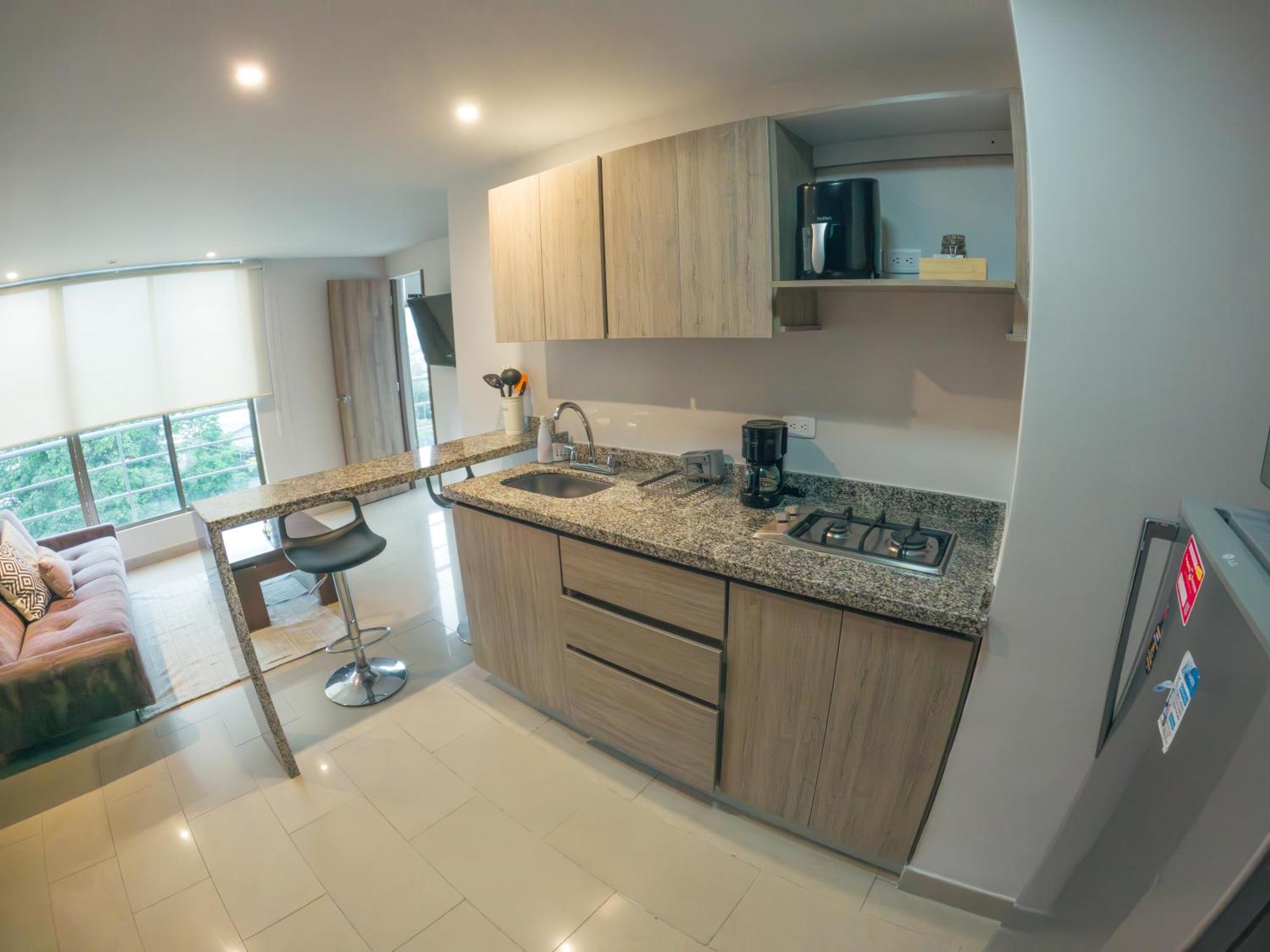 פריירה Santorini Apartamentos Amoblados מראה חיצוני תמונה