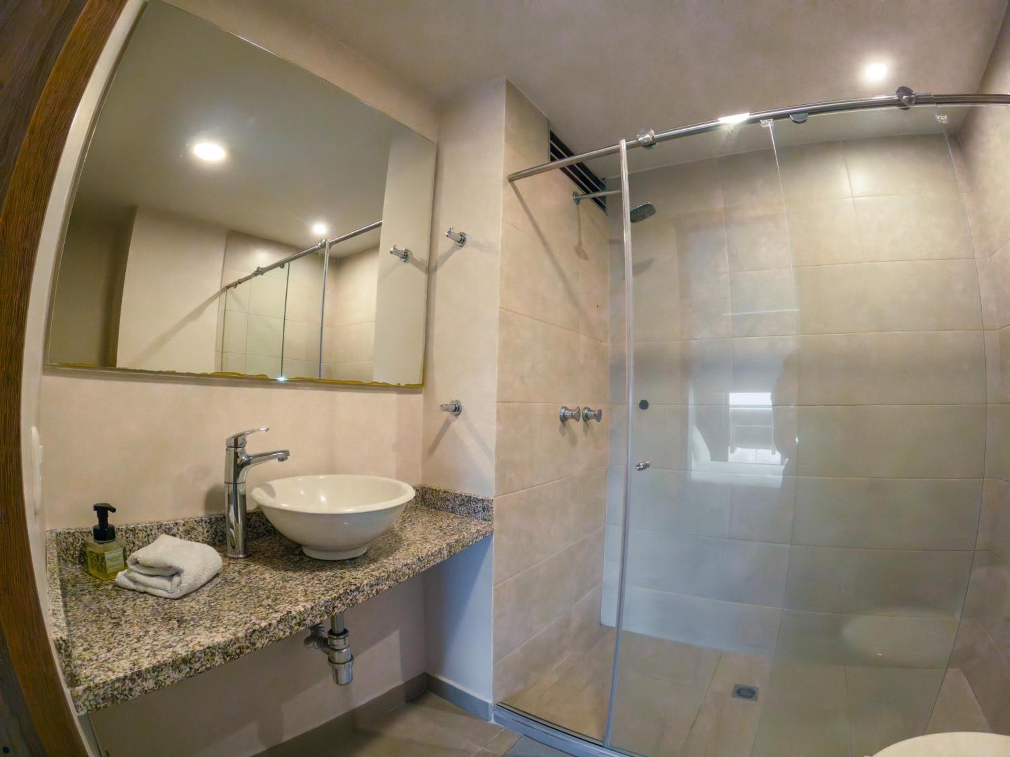 פריירה Santorini Apartamentos Amoblados מראה חיצוני תמונה